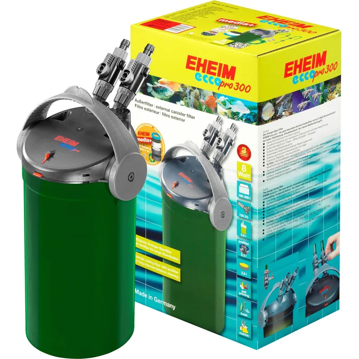 Eheim Ecco Pro 2036, Aussenfilter für Aquarien bis 300 l, energiesparend mit optimaler biologischer/mechanischer Filterung