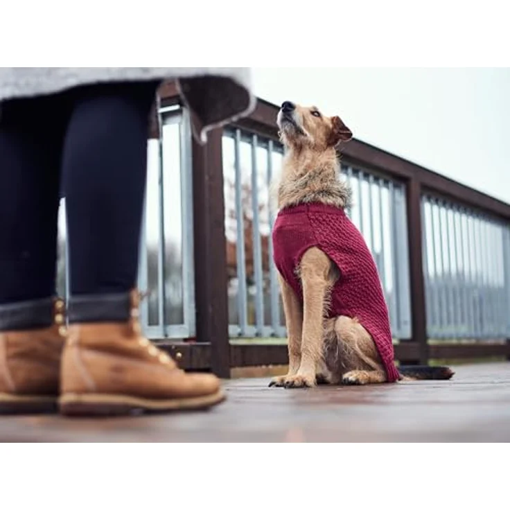 Hunter Hunde-Pullover Malmö bordeaux 45 cm – Bild 8
