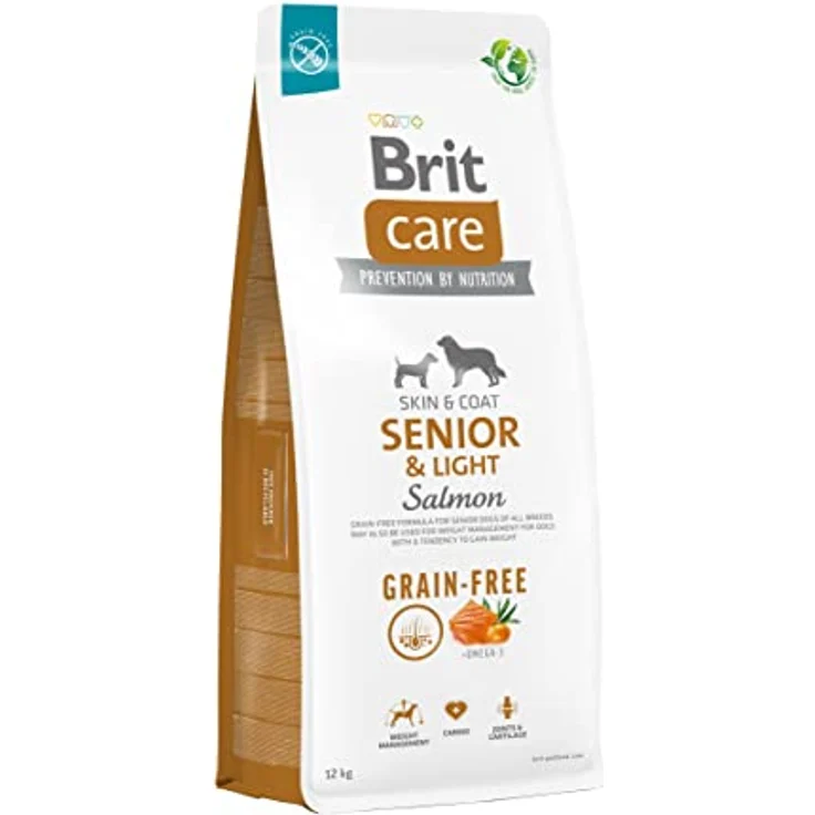 Brit Care Dog Grain Free Senior und Light, 12 kg Trockenfutter für ältere Hunde ab 7 Jahren, Gewichtsmanagement – Bild 2
