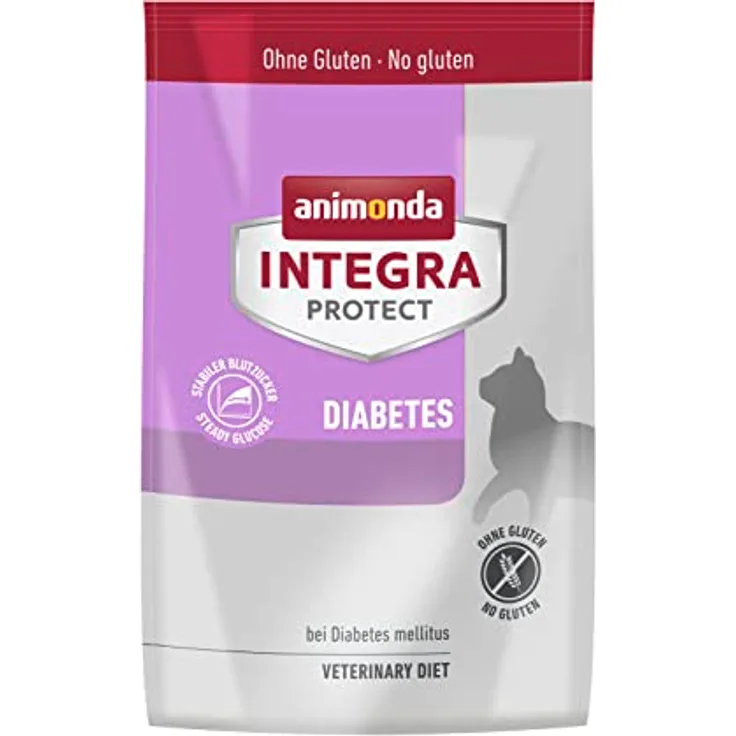 Animonda INTEGRA PROTECT Katzenfutter Diabetes, proteinreiches Diätalleinfutter ohne Zuckerzusatz für zuckerkranke Katzen, 1 x 300g