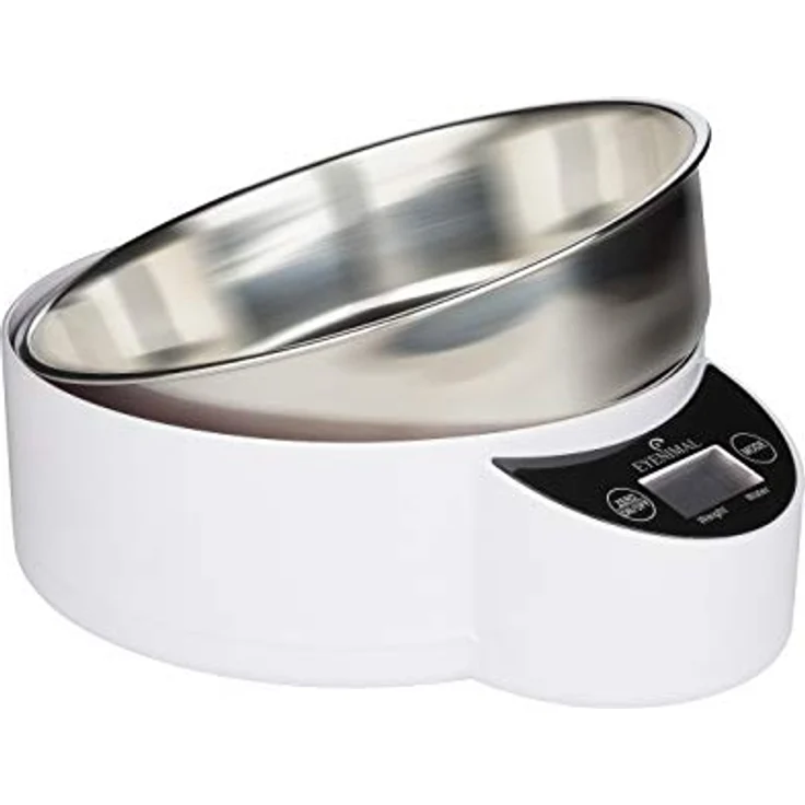 Kerbl EYENIMAL Intelligent Pet Bowl XL,mit Waage, 1,8l, weiß (1.80 l), Futternapf – Bild 3