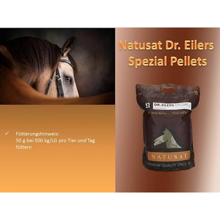 Natusat Dr. Eilers Spezial Pellets 10 kg, Stoffwechsel Mineralfutter für Pferde, für KPU und PSSM, hoher Zink- und B-Vitamin-Gehalt – Bild 5