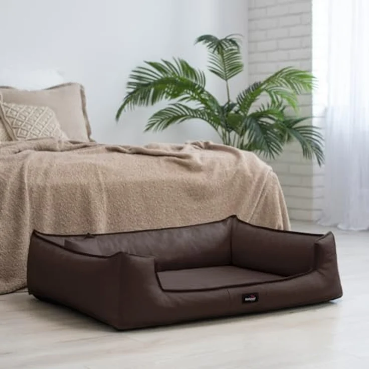 tierlando® Orthopädisches Hundebett GOOFY Kunstleder >>inkl. Matratzen, Matratzenschoner inklusive – Bild 3