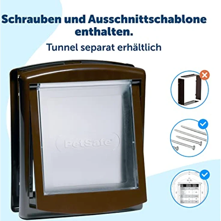 Nobby Katzentür 737 Staywell PetSafe grau transparent 23,6 x 19,8 cm – Bild 5