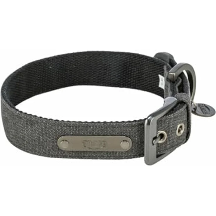 Trixie CityStyle Hundehalsband, Schwarz, Größe M (35-42 cm) mit elegantem Design – Bild 5