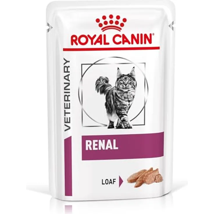 Royal Canin Renal Mousse, 12 x 85g, Alleinfutter für Katzen mit Nierenproblemen, phosphorarm, Unterstützung der Nierenfunktion