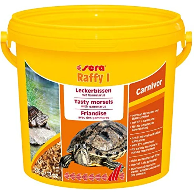 sera Raffy I, Fischfutter mit Gammarus, Anchovies und Shrimps, 3000 ml – Bild 3