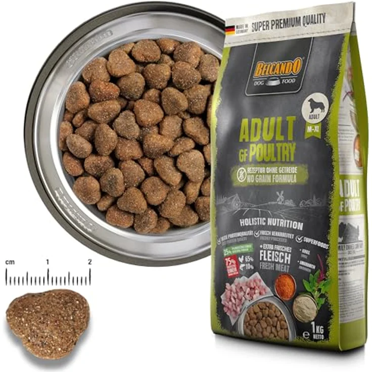 Belcando Adult GF Poultry, getreidefreies Hunde-Trockenfutter mit Geflügel, 12,5kg – Bild 3