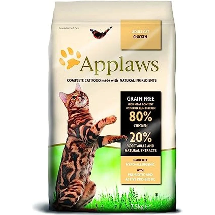 Applaws Trockenfutter Katze Adult, getreidefrei mit hochwertigem Huhn, 7,5 kg – Bild 4