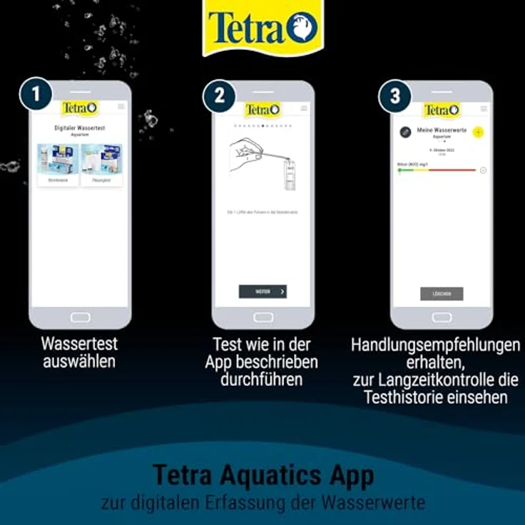 Tetra Aquarium-Wassertester Nitrat-Test, für Süß- und Meerwasseraquarien, hohe Reichweite, gute Langzeitstabilität – Bild 7