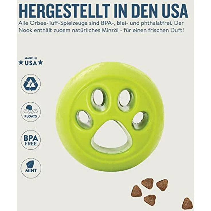 Planet Dog Nook Einsatz für Hundespielzeug Snoop, robustes Snackspielzeug, grün – Bild 5