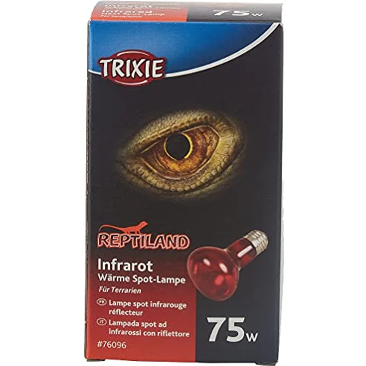 Trixie 76096 Infrarot Wärme-Spotlampe, 75 W, Durchmesser 63 mm für Terrarienwärmeregionen – Bild 4