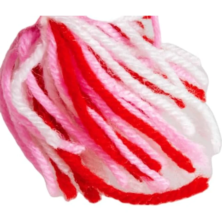 DUVO+ Wooly Oktopus Katzenspielzeug mit Sound, rot/weiß, 10 x 4 x 4 cm – Bild 4