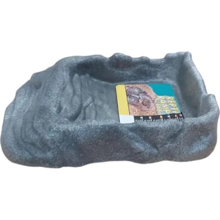 Zoo Med Zoomed RRB-12e Repti Ramp Bowl XL, große Tierfutterschale aus 100% recyceltem Kunststoff, leicht zu reinigen und spülmaschinenfest – Bild 3