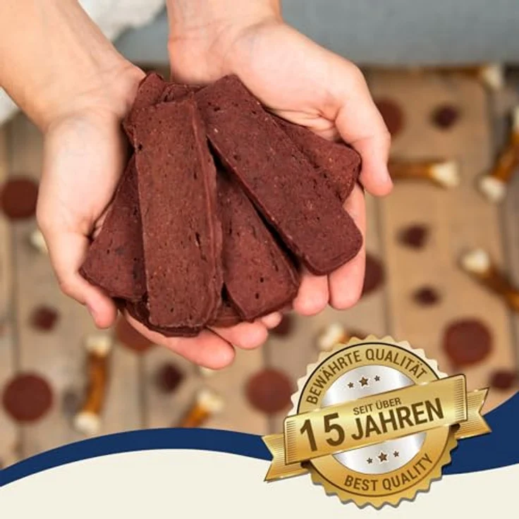 Lyra Pet® Pferdefleischstreifen Hundefutter Snack, 5 kg, fettarm, schonend getrocknet, ideal für Welpen und Senioren, wieder verschließbarer Beutel – Bild 4