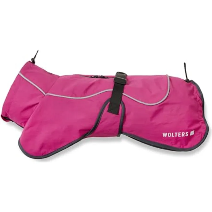 WOLTERS Hundejacke Cape Drizzle, Ganzjahresjacke für Hunde in Magenta, Größe 60 (Rückenlänge 58-60 cm)