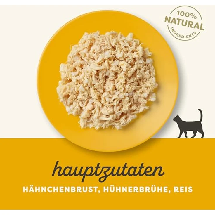 Applaws Natürliches Nassfutter für Katzen, Hühnerbrust in Brühe, 12 x 70g, mit 75% Hühnerbrust, Omega-3 & 6 Fettsäuren, ausgewogene Ernährung – Bild 4