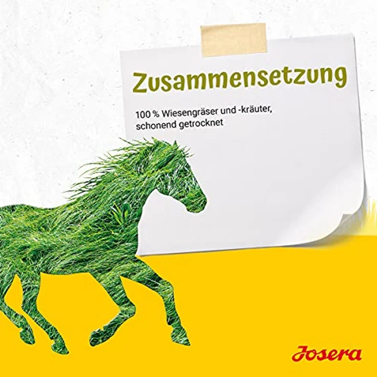 JOSERA Kraut & Rüben Heucobs, 20 kg | Premium Pferdefutter, melassefrei und ohne Zuckerzusatz, CO2-neutral, staubfrei, für haarige Auffütterung – Bild 4