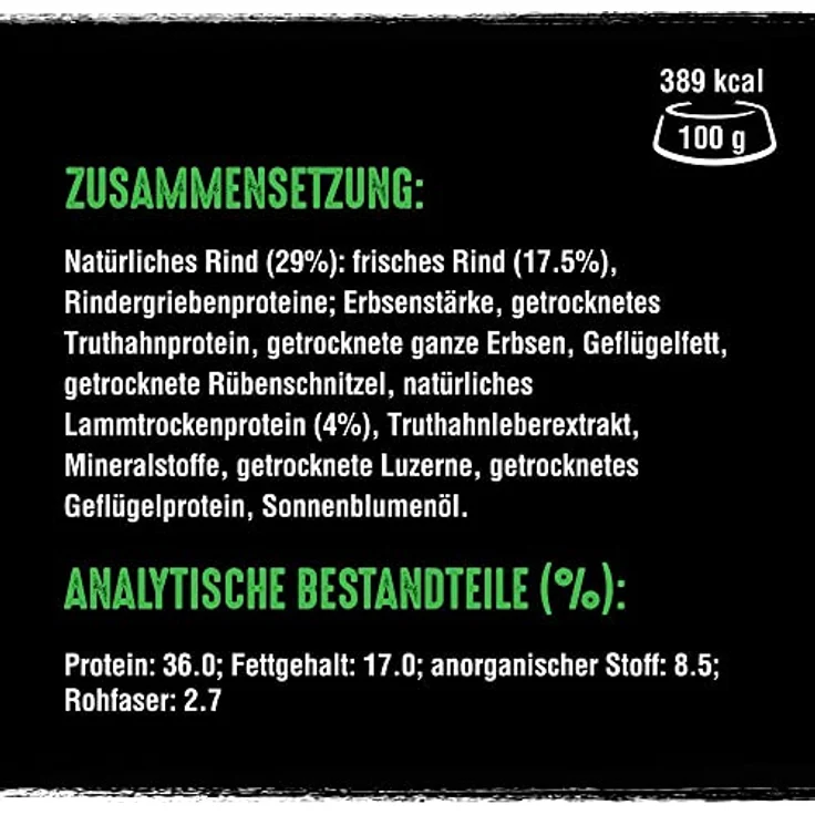 Crave Adult mit Lamm & Rind, Hunde-Trockenfutter mit 35% Protein, 7 kg, ohne Getreide – Bild 4