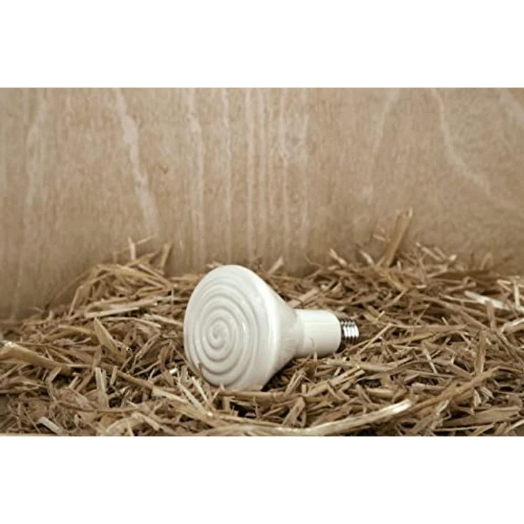Kerbl Hobbyfarming Keramik-Dunkelstrahler 250W, Infrarotlampe mit hoher Lebensdauer, 1 Stück – Bild 2