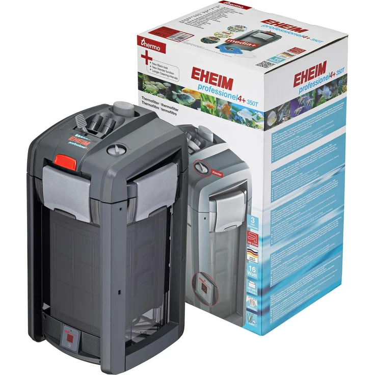 Eheim 4+ T 350, Aussenfilter für Salzwasser-Aquarien bis 350 l, energieeffizient und leise, mit Xtender-Funktion