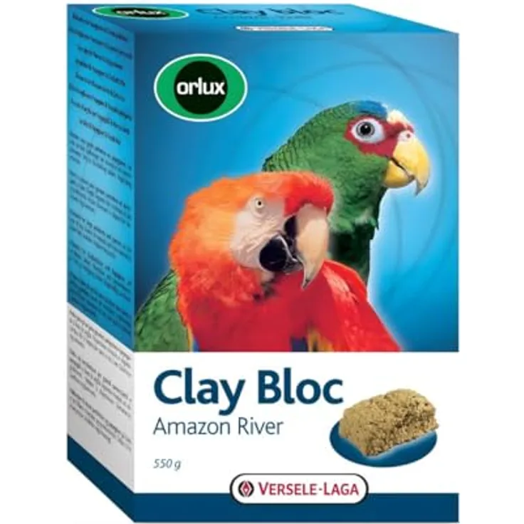 Versele Laga Orlux Clay Bloc Amazon River, 550g Mineralstoffe für Vögel
