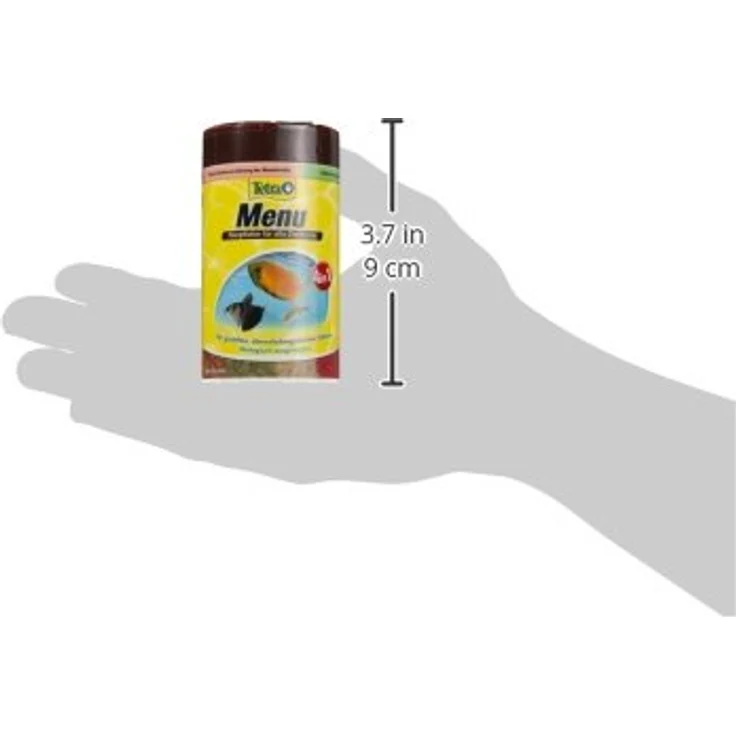 Tetra Min Menu Fischfutter, Hauptfuttermix mit 4 Spezialflocken in getrennten Kammern für alle Zierfische, 100 ml Dose – Bild 5