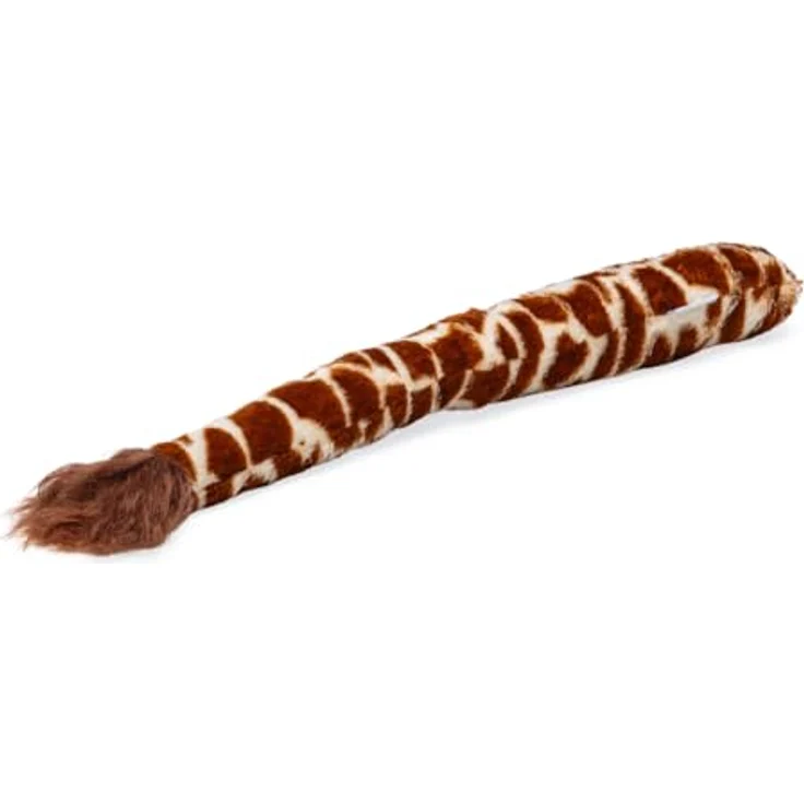 Beeztees Dschungel Giraffenschwanz, Hundespielzeug aus weichem Plüsch, 50x6 cm, ohne Quietscher – Bild 6