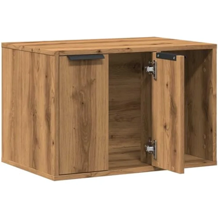 vidaXL Katzentoilette, Katzenklo Artisan-Eiche 60x40x40 cm Holzwerkstoff – Bild 7