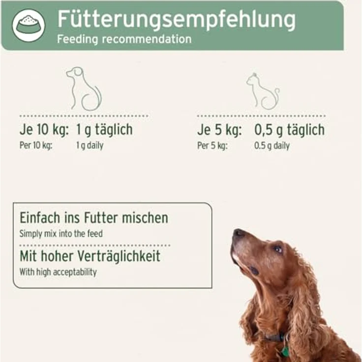 AniForte MSM Pulver 300g, reines Methylsulfonylmethan für Hunde und Katzen zur Gelenkunterstützung und Stoffwechselverbesserung – Bild 5