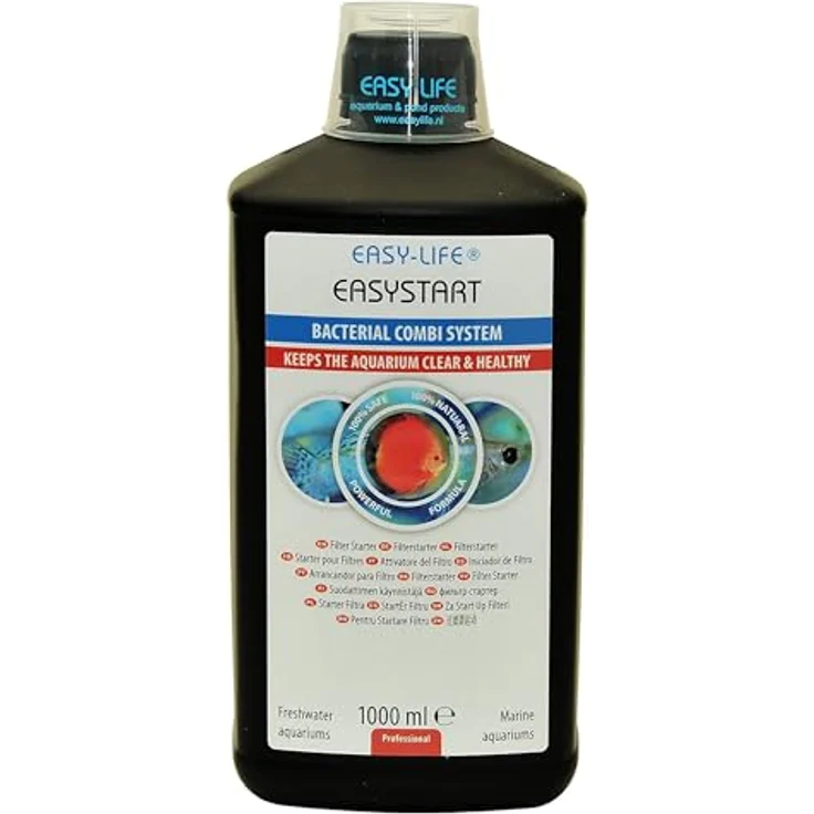 Easy Life Easystart, 1000 ml Aquarium Filter Starter mit hochaktiven Bakterienkulturen zur schnellen Wasseraufbereitung, 1,1 kg – Bild 2