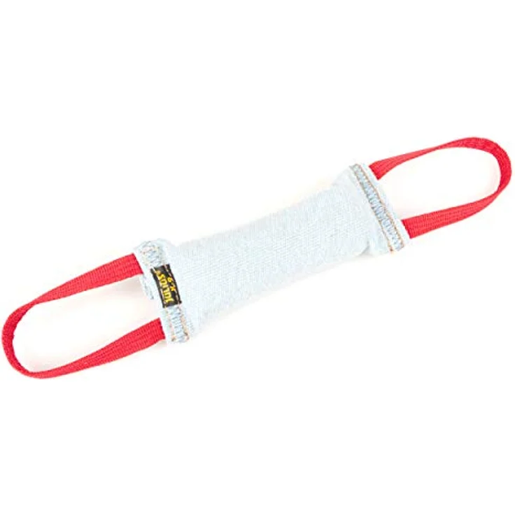 JULIUS K-9 Beisswurst aus Baumwolle-Nylon, 25 cm x 5,5 cm, robust, mit zwei Handschlaufen – Bild 4