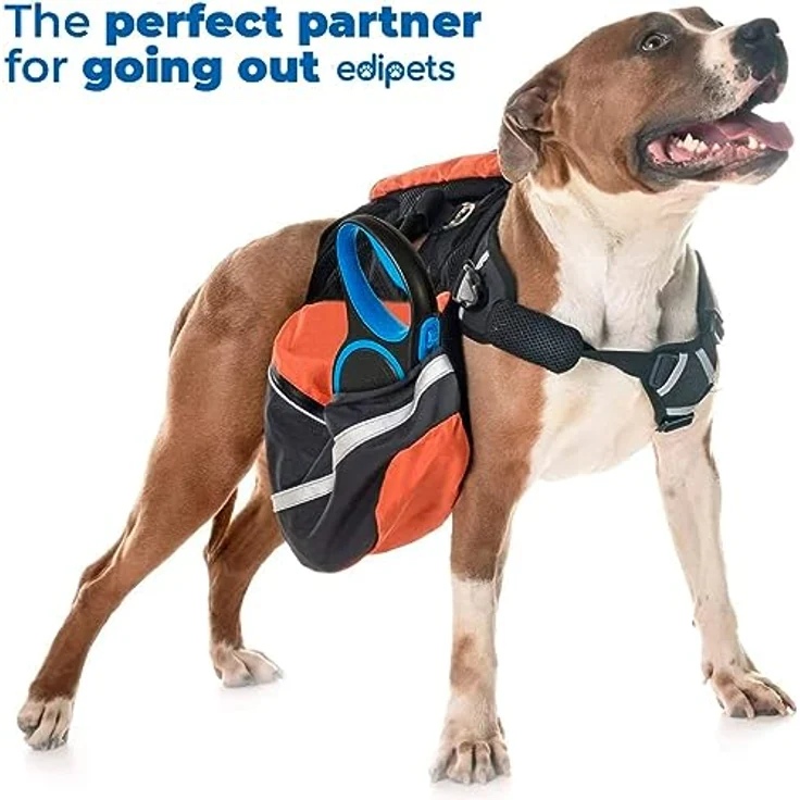 Edipets Hundeleine, Ausziehbar und Einziehbar, 8 Meter Flexileine mit rutschfestem Griff, Blau – Bild 5