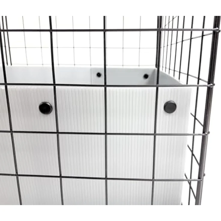 C&C Modular Gehege, Robuster Edelstahl-Käfig für Meerschweinchen, geeignet für den Einsatz im Freien – Bild 5
