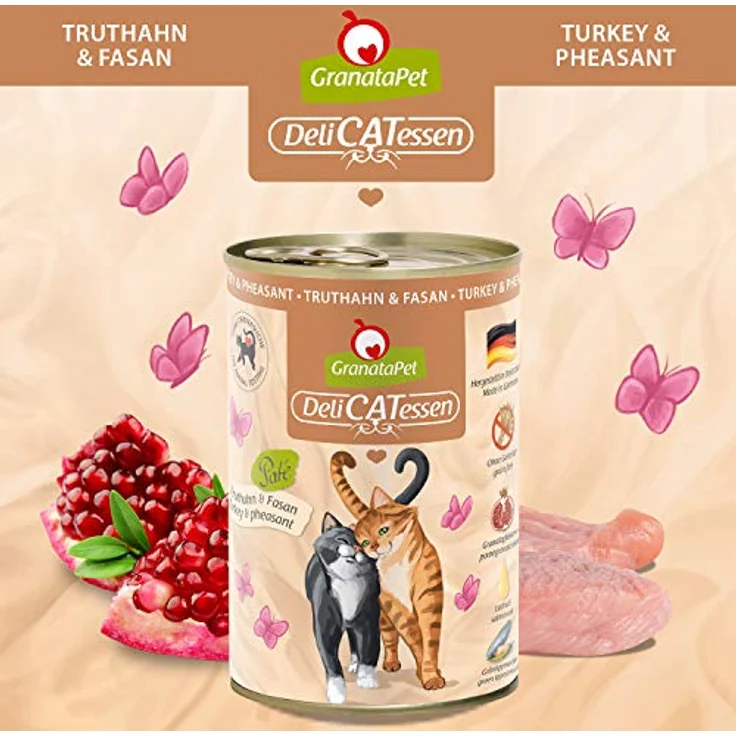 GranataPet DeliCatessen Multipack 3 ohne Fisch, Nassfutter für Katzen ohne Getreide, 6 x 400 g mit hohem Fleischanteil und hochwertigen Ölen – Bild 4
