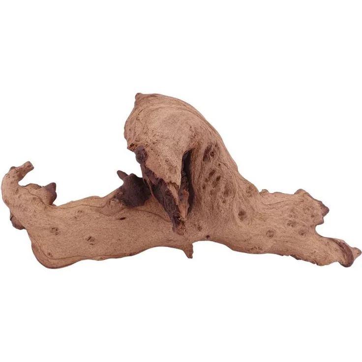 Aquaone XL Mopani Wurzel Nr.4654, Holz Deko für Aquascaping, zweifarbig, Maße 42x19x21 cm