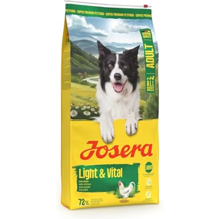 JOSERA Adult Light & Vital Huhn, Premium Trockenfutter für Hunde, 1 x 12,5 kg, wenig Fett & viel Protein | leicht verdaulich & weizenfrei | unterstützt Herzfunktion und Gelenke – Bild 3