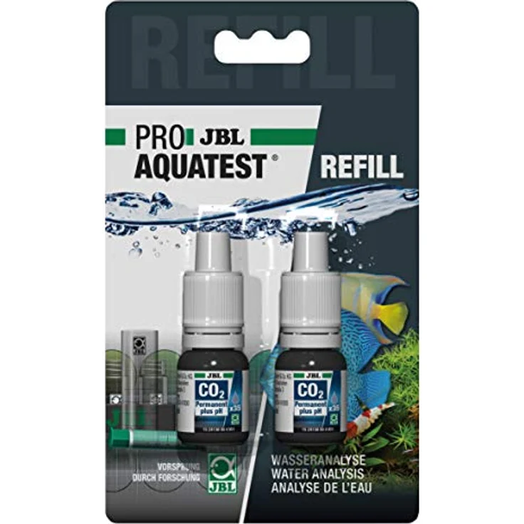 JBL Wassertest-Nachfüller ProAquaTest CO2-pH Permanent Refill, 2 Stück für Süßwasser-Aquarien, präzise pH- und CO2-Messung – Bild 2