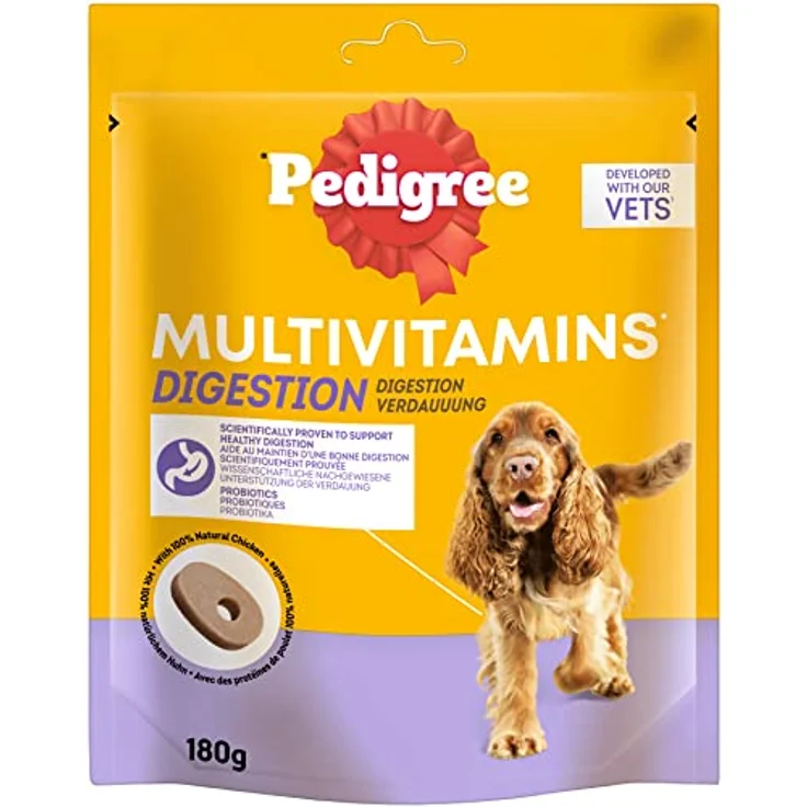 Pedigree Multivitamins Verdauung, Hundefutter mit wichtigen Nährstoffen, 180g – Bild 4