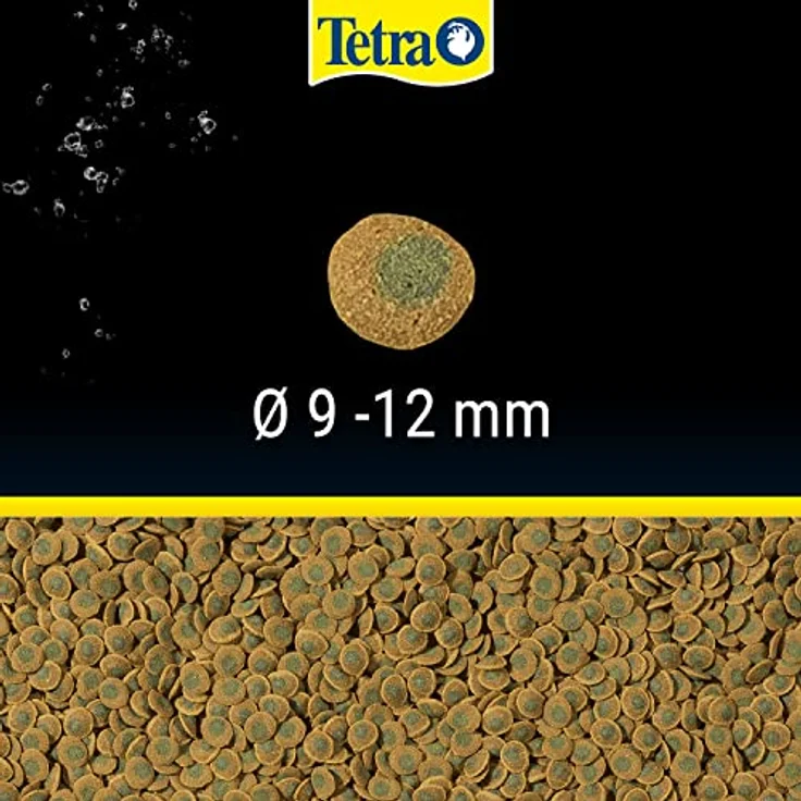 Tetra Pleco Veggie Wafers, Fischfutter für pflanzenfressende Bodenfische mit mineralreicher Zucchini, Alleinfutter in 250 ml Dose für verbesserte Vitalität – Bild 3