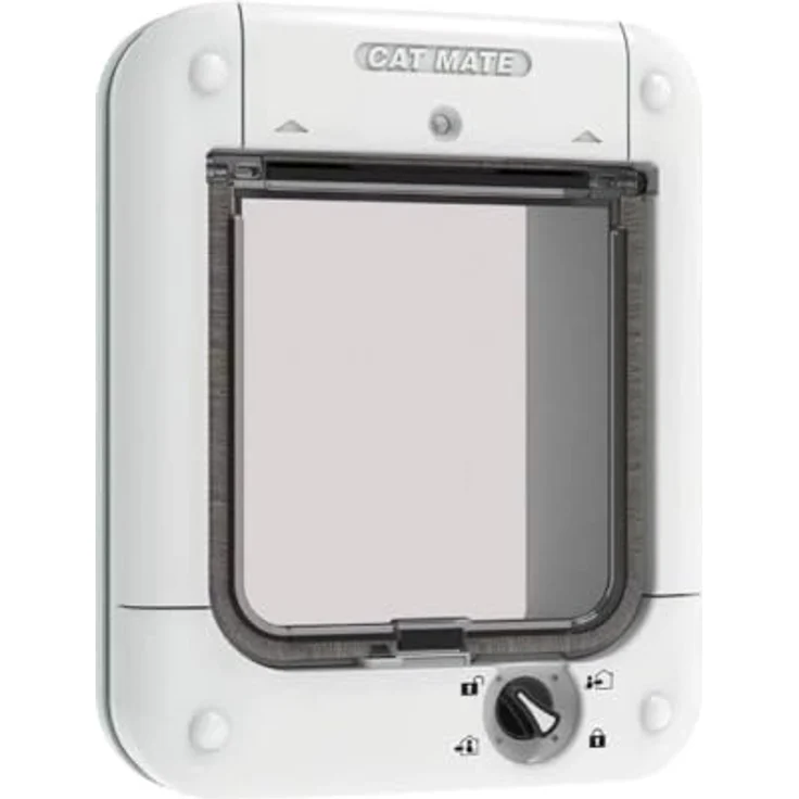 Cat Mate Adapter-Set für Glastüren-/Wände (361), kompatibel mit Cat Mate Klappen 360, 359W und 358W, einfache Installation, Weiß – Bild 3