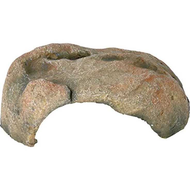 Trixie 76193 Reptilienhöhle, 32 × 12 × 29 cm, aus Polyesterharz, natürliche Steppenfelsen-Optik, leicht zu reinigen