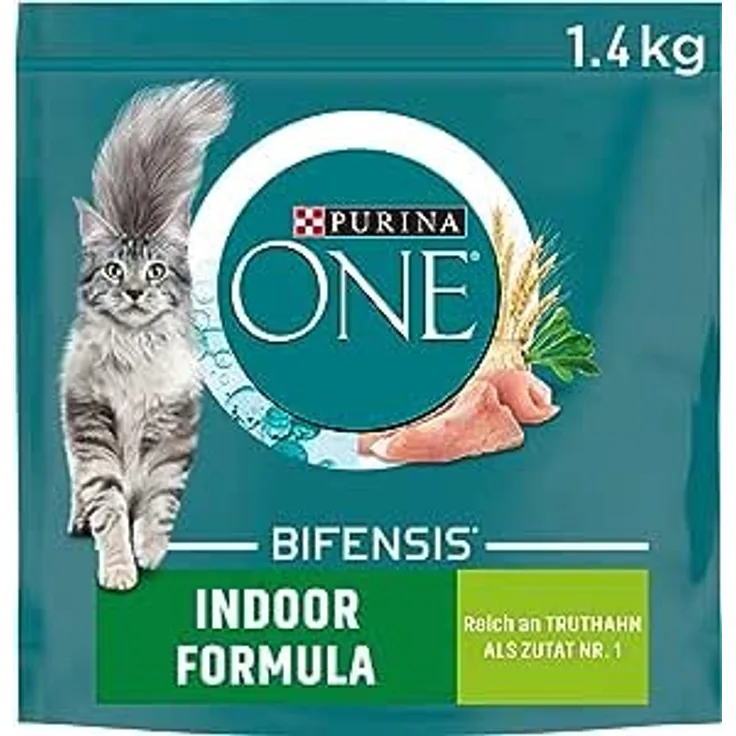 Purina ONE BIFENSIS Sensitive, Katzenfutter mit Truthahn und Reis, 1,4 kg für sensible Mägen und wählerischen Appetit