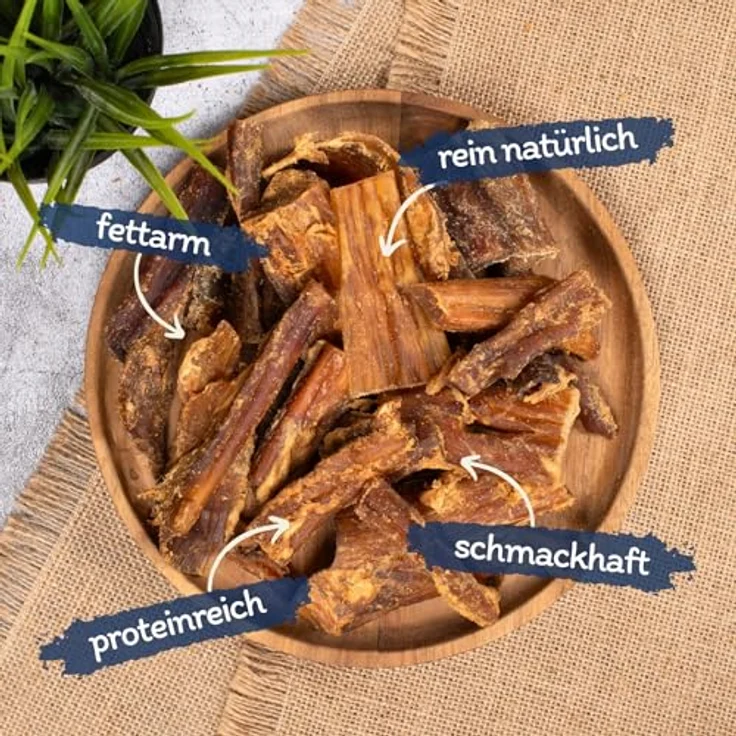 Lyra Pet® Rindernackensehnen klein, 5 kg Kausnack für Hunde, naturbelassen, proteinreich, zahnpflegend – Bild 2