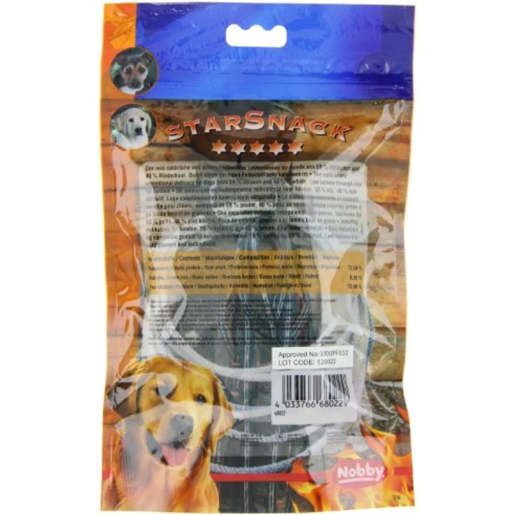 Nobby STARSNACK Barbecue Chicken Stick, natürliche Zahnpflege für Hunde, ca. 13,5 cm, 113 g, kalorienarm – Bild 5