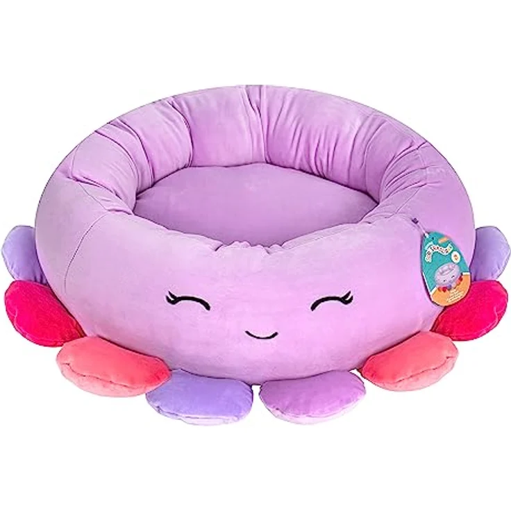 Squishmallows Pet Bed - Oktopus 76 cm, Hundebett + Katzenbett aus 100% Polyesterstoff, mehrfarbig – Bild 4