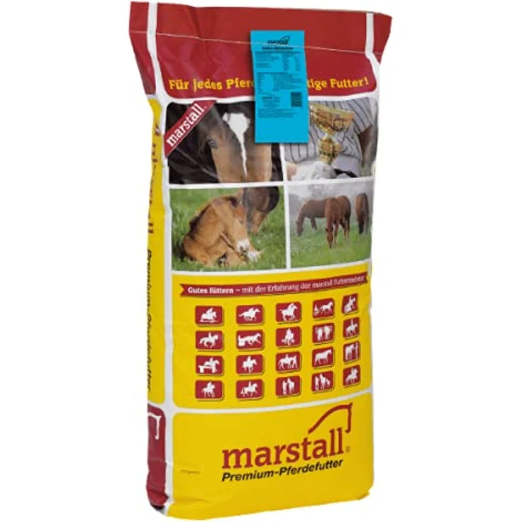 marstall Premium-Pferdefutter Fohlen-Milchpulver, 20 kg Paket mit hochwertiger Rezeptur für Fohlen