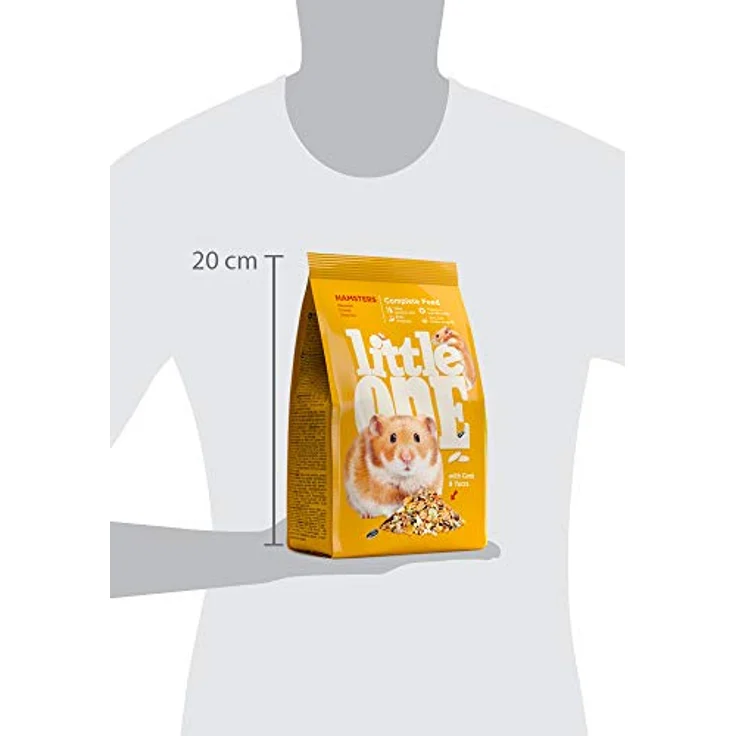 Little One Alleinfutter für Hamster, 400 g, ausgewogene Zusammensetzung aus Weizen, roter Hirse, Gerste, Maisflocken und Kürbiskernen, hohe Nahrhaftigkeit und Bekömmlichkeit – Bild 2