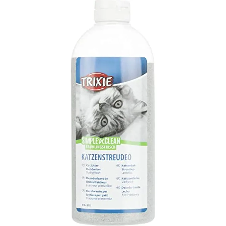 TRIXIE Simple'n'Clean Katzenstreudeo, geruchsneutralisierend mit frühlingsfrischem Duft, 750 g
