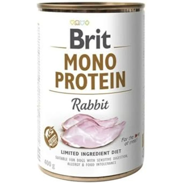 Brit Nassfutter Kaninchen 400 g, mehrfarbiges Kleintierfutter von hoher Qualität – Bild 1